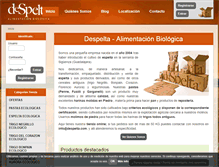 Tablet Screenshot of espeltaecologica.com